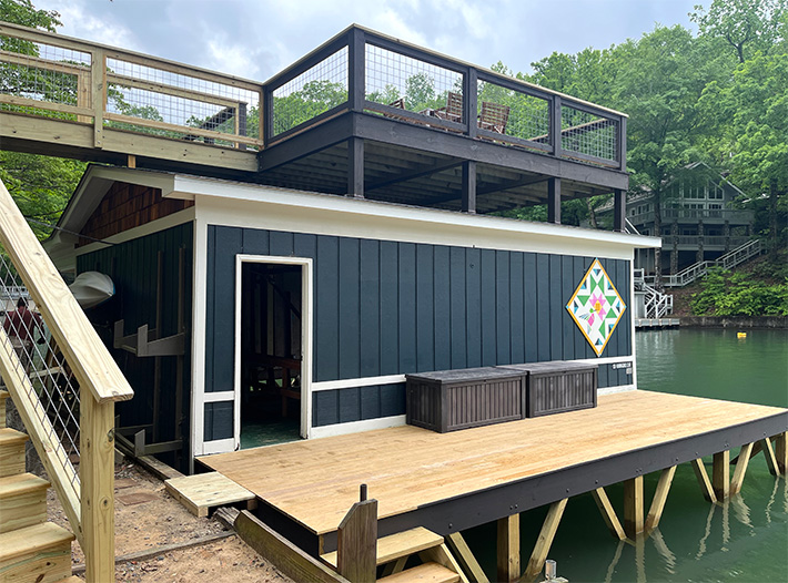 Lake Lure Boathouse dock